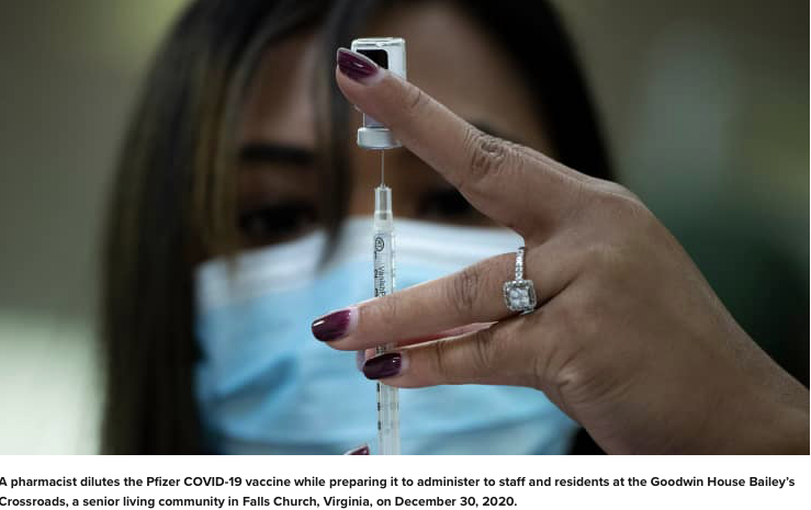 CDC says severe allergic reactions to the Covid vaccine run 10 times reactions to the flu shot but they’re still rare