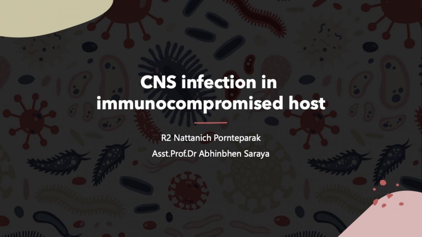 CNS infection in immunocompromised